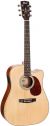 Cort MR500E BR Dreadnought Cutaway Semi Acoustic Guitar color image