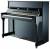 Johannes Seiler GS116D Upright Piano With Bench - Ebony High Polished color image