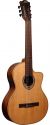 LAG OC170CE Occitania 170 Classical Cutaway Electro-Acoustic Guitar With Bag color image