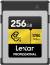 Lexar 256GB CFexpress Type B V2 Gold Card color image