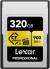 Lexar 320GB CFexpress Type A Gold Series Card color image