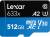 Lexar LSDMI512BB633A 633x 512GB MicroSDXC Class 10 100 MB/s Memory Card  color image