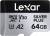 Lexar 64GB MicroSD Silver Plus Memory Card color image