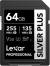 Lexar 64GB SDXC UHS-I V30 Silver Plus Memory Card color image