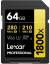 Lexar 64GB SDXC UHS-II v60 1800x Memory Card color image