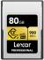 Lexar 80GB ® Professional CFexpress™ Type A Card GOLD Series color image