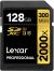 Lexar LSD128CRBNA2000R 2000X 128 GB SDHC Class 10 300 MB/s Memory Card color image