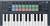 Novation FLkey Mini 25 Key Midi keyboard color image