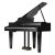 Roland Gp-607 Digital Piano - Polished Ebony Finish color image