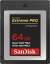 Sandisk 64gb Extreme Pro Cfexpress Card type B color image