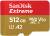 SanDisk SDSQXAV-512G-IN6MS Extreme A2 Extreme 512 GB MicroSDXC Class 10 190 MB/s Memory Card color image