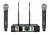 Studiomaster Professional TR 44 HH Dual Handheld Microphone color image