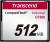 Transcend Compact Flash 512mb Memory Card color image