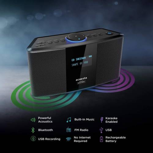 Acoosta uno Abt-2000pkw/21 Bluetooth Speaker With Built-in Music