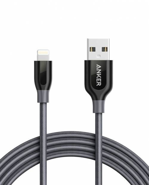 Anker Powerline Plus 6ft Lightning Cable With Pouch For Iphone, Ipad And  More