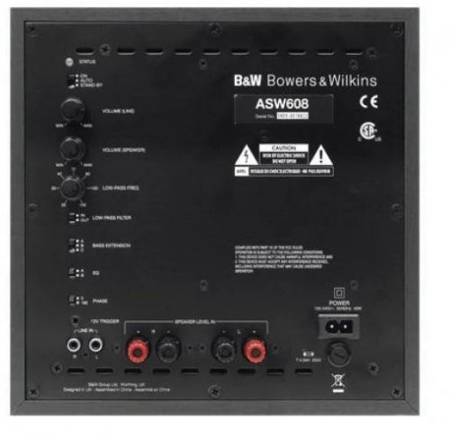 B&W ASW608 サブウーファー アバックWEB-SHOP / ASW608 [ブラック] B&W サブウーファー