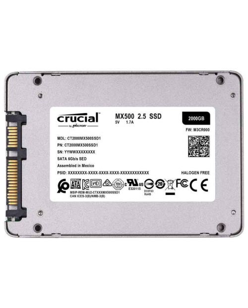 Buy Crucial Mx500 2tb Sata 2.5-inch Solid State Drives Online In