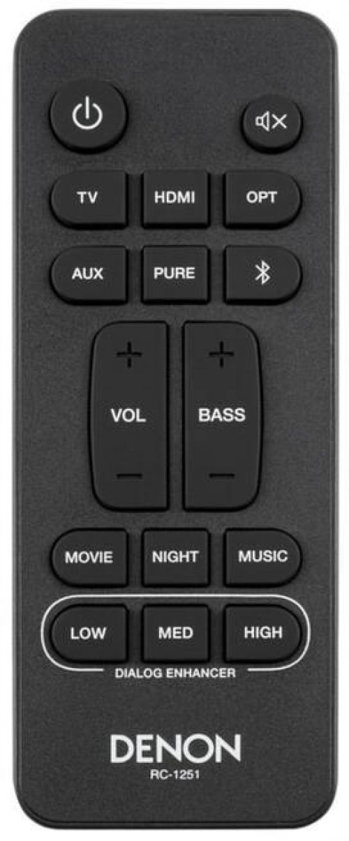 デノン Denon サブウーハー内蔵サウンドバー DHT-C210 2023年製 DHT-C210 DENON デノン DHT-C210 サウンドバー サブウーハー内蔵