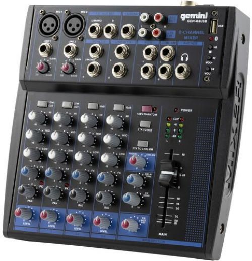 Buy Gemini GEM-8USB digital mixer Online in India at Lowest Price