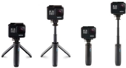 Travel Kit Per GoPro AKTTR-001 - Set Accessori Per Viaggi, Selfie E Riprese, Colore Nero, Durevole E Compatto