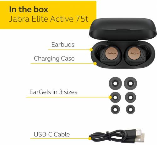 Buy Jabra Elite 75t Active Tws Earbuds Online In India At Lowest