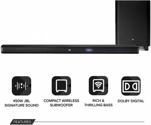 Buy Jbl Soundbar 4k Home Theater System With Wireless