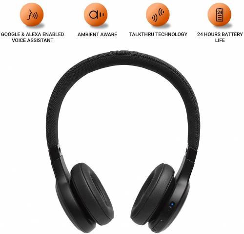 Buy Jbl Live 400bt Wireless Bluetooth On Ear Voice Enabled