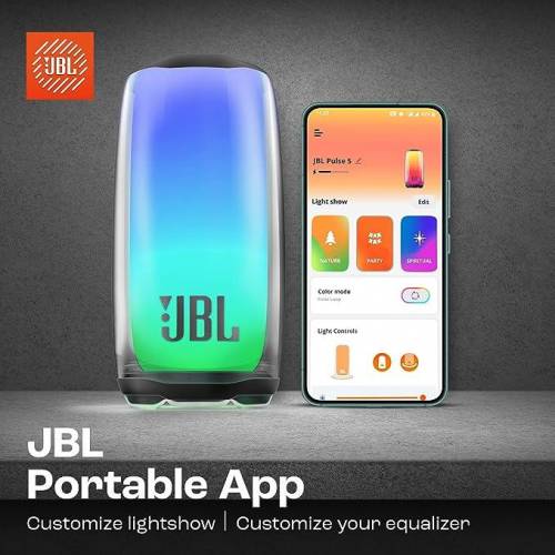 Jbl Pulse Wireless Portable Bluetooth Speaker With Ip67 Dustproof And  Waterproof