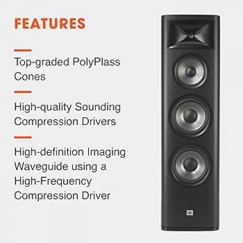 Buy JBL Studio-698 floorstanding speakers Online in India at