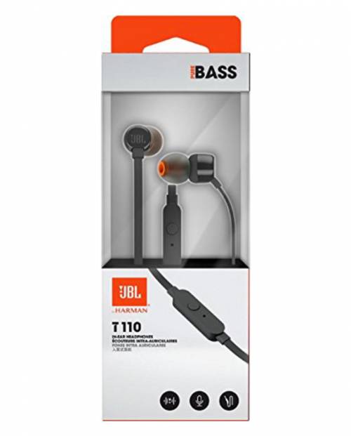 Jbl tune 110 Pure Bass In-ear Headphones With Mic