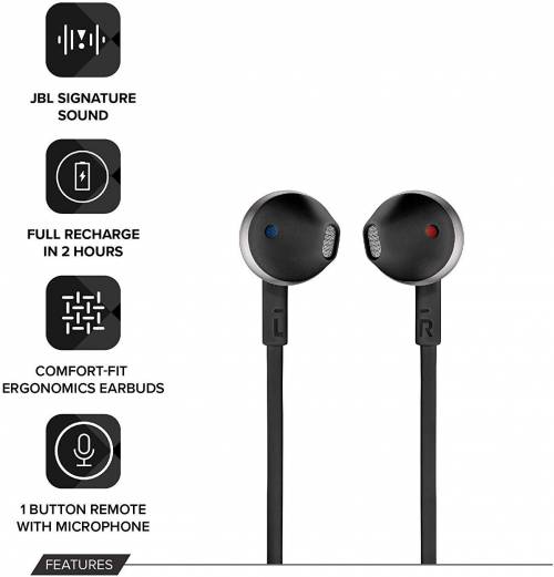 Jbl t110bt Pure Bass Wireless In-ear Earphones With Mic