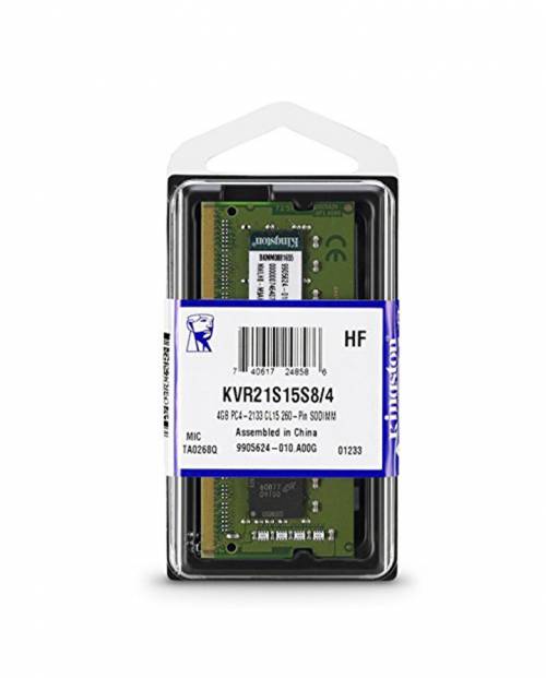 Buy Kingston Valueram Kvr21s15s8/4 4gb 2133mhz Ddr4 Laptop Memory