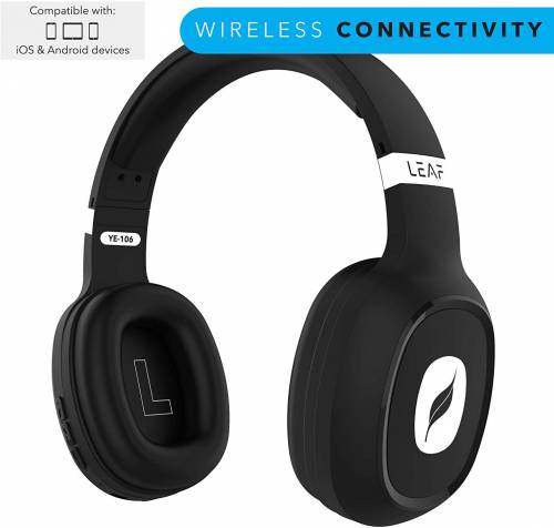 Buy Leaf Bass Over Ear Wireless Headphones With Mic online In India At Lowest Price Vplak