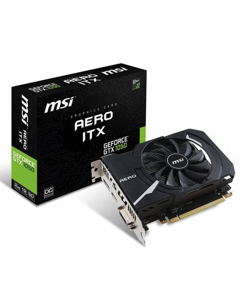 Msi Geforce Gtx 1050 Aero Itx 2gb Oc Graphic Card