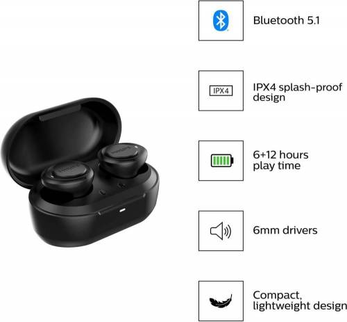 Buy Philips Tat1215 Tws Earbuds Online In India At Lowest Price