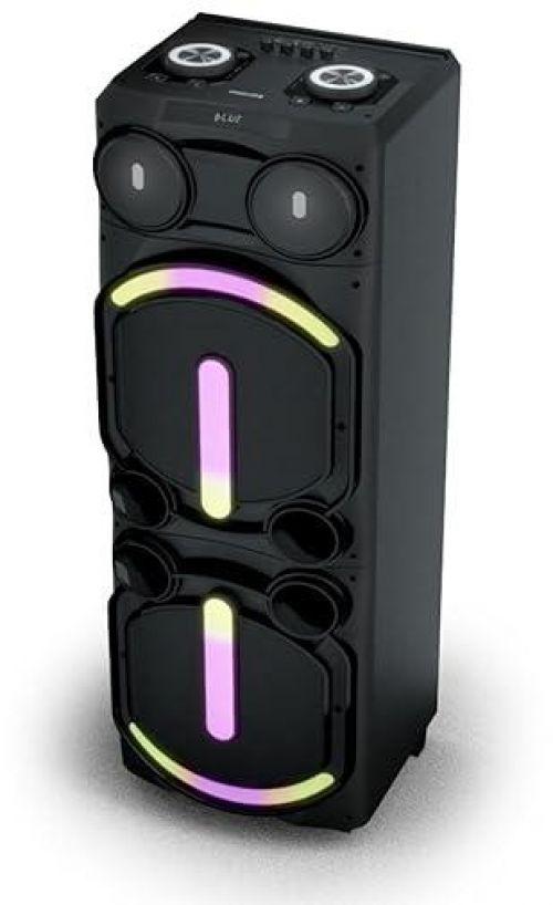 Philips tax5708 Bluetooth Party Speaker With Karaoke Mic And Guitar Inputs