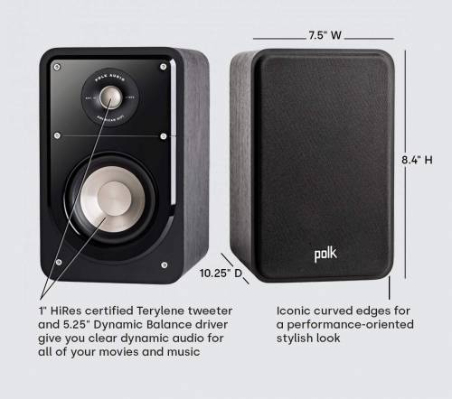 Bookshelf Speakers Polk Audio 15 Inch Subwoofer Buy Polk Audio