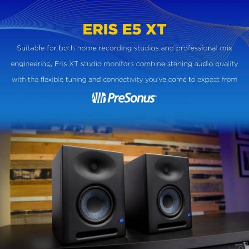 Buy PreSonus Eris E5 XT (Pair) studio monitor speakers Online in