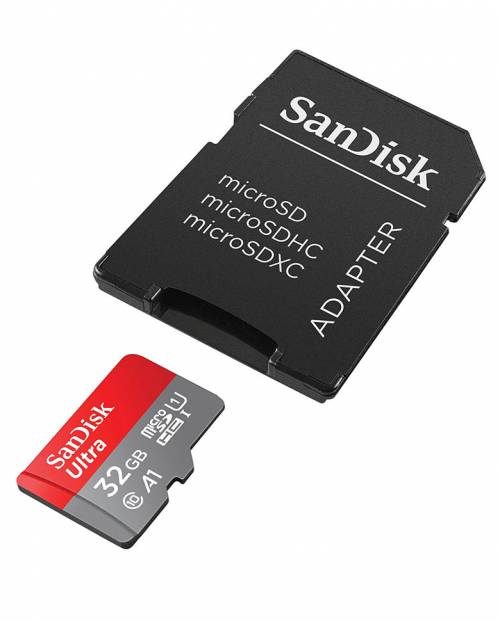 Sandisk 32gb A1 Class 10 Microsdxc Memory Card With Adapter