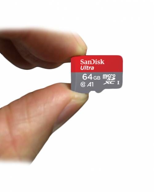 Buy Sandisk 64gb A1 Class 10 Microsdxc Memory Card With Adapter