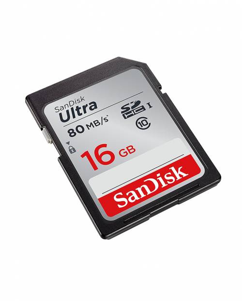 Buy Sandisk Ultra 16gb Class 10 80mb/s Sdhc Uhs-i Memory Card