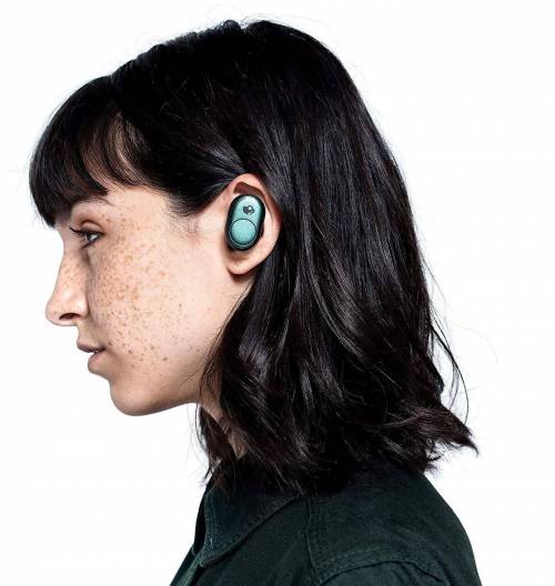 ヘッドホン SKULLCANDY PUSH PSYCHOTROPICAL TEAL Skullcandy Push True Wireless Earbuds S2BBW-L638 B&H Photo Video
