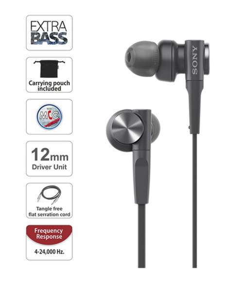 Buy Sony MDR-XB55AP With Mic Premium In-Ear Extra Bass Headphones