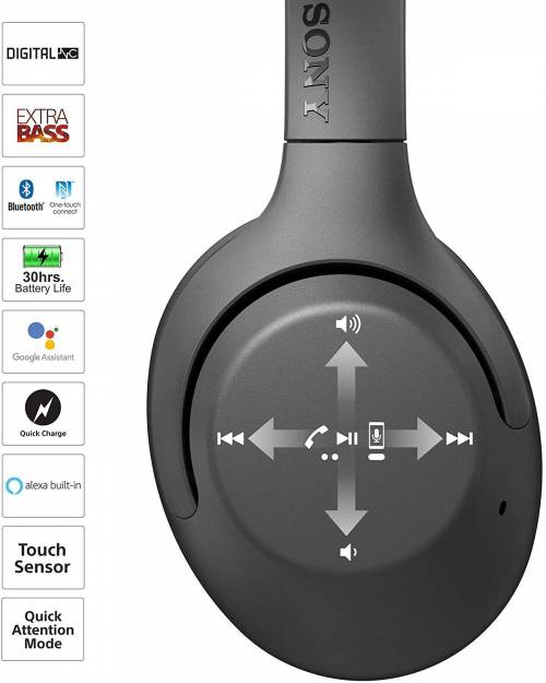 Sony Wh-xb900n Wireless Noise Cancelation And Extra Bass Headphones With  Alexa Black