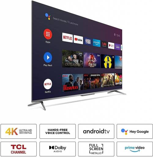 Buy TCL 108 cm (43 inches) P715 AI 4K Ultra HD Android Smart LED