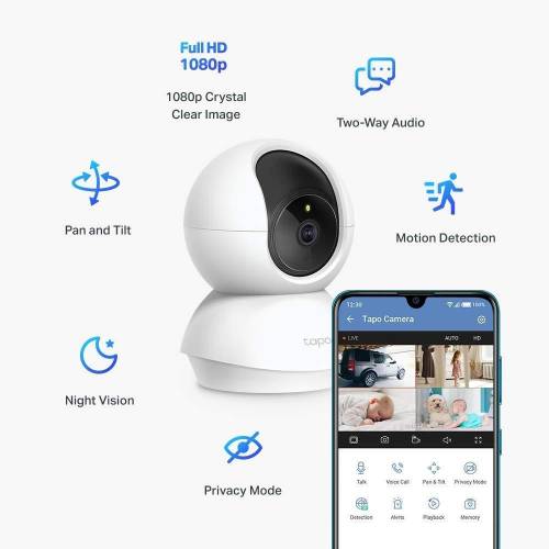 Buy Tp-link Tapo C200 360â° Wifi Security Cameras Online In India