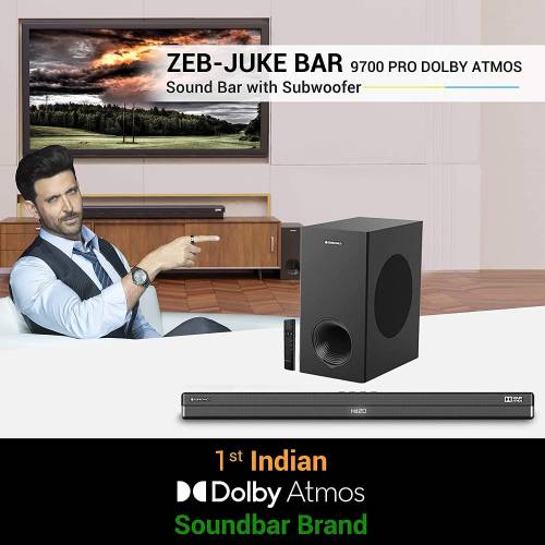 Buy Zebronics Zeb Juke Bar 9700 Pro Dolby Atmos Soundbar Online in