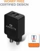 Amkette Powerpro Smart 2  Port Wall Charger Microusb Cable image 