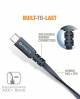 Amkette Orignal type C to usb A Extra tough 1.5m usb Cable  image 