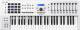 Arturia KeyLab 49 MkII White Midi Controller With Free V Collection Software image 